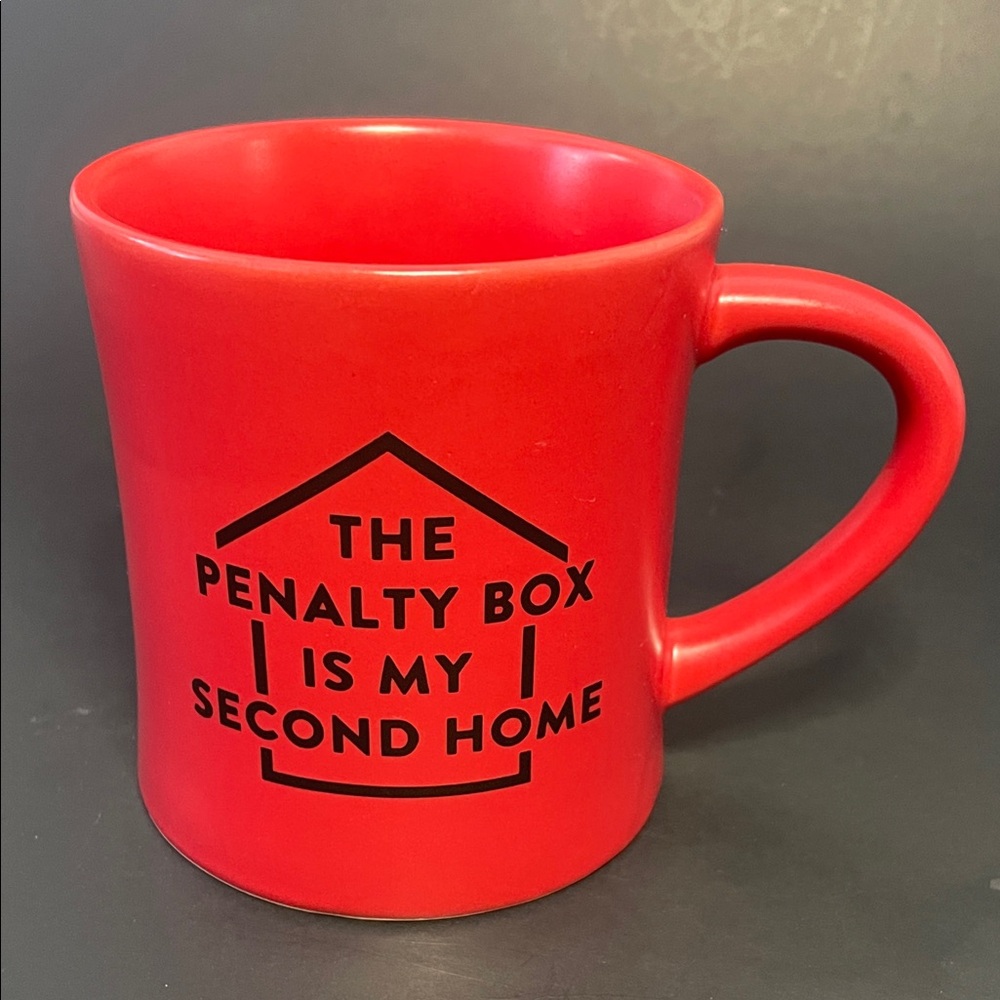 INDIGO Hockey Themed Whimsical Sporty Ceramic Fun Mug